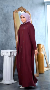 gamis abaya Malaga mix Payet eksklusif