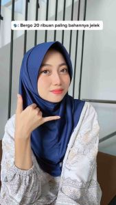 KALIA PET LEBAR SIZE S / bergo instan kerudung anak jilbab sekolah
