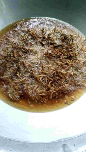 เห็ดลมทอดกรอบสมุนไพรอำเภอลี้ ลำพูน(รสงาขาว)500กรัม