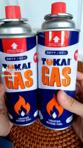 Gas Kaleng TOKAI Tabung Portable Refil isi 235G Cartridge - Sudah isi Gas Tinggal Pakai