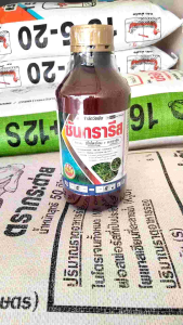 ซันทรารีส(มีโซไตรโอน+อะทรายซีน)จัดการหญ้าในไร่ข้าวโพด และ ไร่อ้อย ฉีดทับข้าวโพดได้ อายุข้าวโพด 7-15วัน ได้หญ้าใบแคบ ใบกว้าง