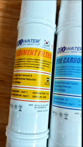 ชุดไส้กรอง 4 ชิ้น นาโน พีเอช SCI Water 2.5”x11” I Type Nano PH ( นาโน-อัลคาไลน์) ไส้กรองเครื่องกรองแบบกล่อง Q top แบบตู้