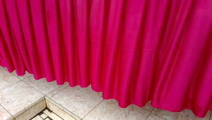 Sekirting Meja Prasmanan Panjang 6m & Tinggi Meja 75cm