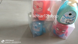 Serutan Pensil Putar Lucu Karakter Random: Aksesori Tulis Anak