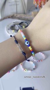 Devils Eye Beads Bracelet // Gelang Manik Manik Mata Dewa Elastis