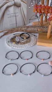 Gelang Tali Persahabatan Hitam Kura - Kura Model Simpul