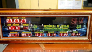Jam Masjid Digital 120 x 40 Running Tex: Panduan Lengkap