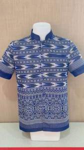 ผ้าทอลายน้ำไหล อัดกาวทั้งชุด