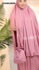 Telekung Plan Diarose Bag Visccose