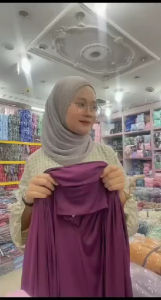 Telekung Zura Soft Awning Viscose
