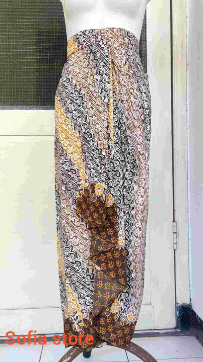 Rok Batik Tradisional Pinggang Karet Bawahan Kebaya Encim dan Kutubaru Alia