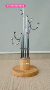 🅾️ KỆ ÚP LY / CÂY TREO LY (CA) ĐẾ GỖ
