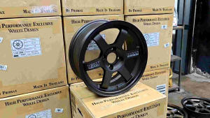 New Sport Rim 15inch Promax Wheels TE37 15X7JJ ET28 4H100 BR-Dark