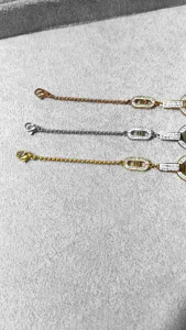 Gelang Rantai Titanium Premium Jewelry 33 Mewah Dan Anti Karat/Luntur