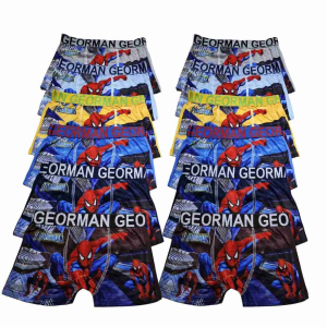 12 / 6 pcs Boxer shorts for kids / boys 2-9 years Old )