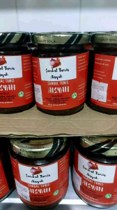 sambal tumis/sambal tumis ikan bilis Aisyah. Sedia untuk dimakan(220g)