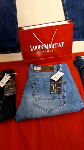 Celana Jeans Panjang Pria Louis Martine Size 28-44 Model Standar Reguler