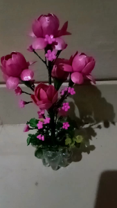 bunga hias akrilik tulip mekar