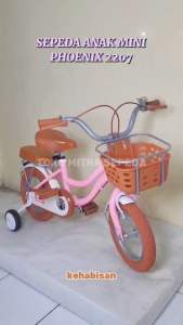 Sepeda Anak Perempuan Vintage Phoenix 2207 12 Inch