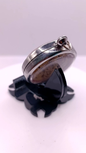 K449 ปู่ศรีสุทโธ ย่าศรีปทุมมา นาคราช เนื้อดิน คมชัด เลี่ยม กรอบพระ สแตนเลสแท้ ขนาด 4.5x4.5 cm สำหรับเครื่องรางและสิ่งศักดิ์สิทธิ์