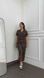 Piyama Tidur Wanita Kekinian Bahan Rayon Harga Konveksi Bagus di Gunakan Untuk Santai Sehari - Hari