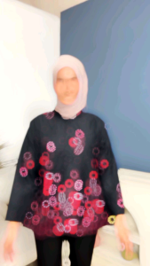 COUPLE Baju Batik Kemeja Lengan pendek Dan Blus Lengan Panjang Ful kancing Motif SAKURA