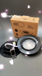 IMITOS 7W LED EYEBALL DOWNLIGHT BLACK SLIM DESIGN
