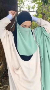 (.{SET CADAR} JILBAB KHIMAR SYARI SEGI EMPAT INSTAN JUMBO PREMIUM | TUDUNG HAFIZAH