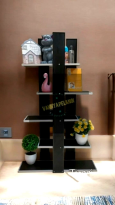 rak tripod aesthetic (black edition) - cocok di segala ruangan