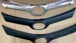 Hood Molding Depan Calya 2016 2018 List Front Grill Cover Chrome Hitam Carbon
