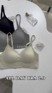 [cozylounge] All Day Bra 2.0 | Breathable 2cm Bra Pads | Soft Jelly Sticks Support 果冻条无痕内衣 baju dalam