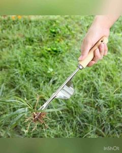 READY STOCK 🇲🇾 Alat Cabut Rumput Garden Hand Weeder Puller Stainless Steel Weeder Remover