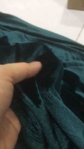 Vải Nhung Tuyết Hàn màu xanh ve chai (khổ 1m6)may đầm dạ hội áo dài đầm kiểu thời trang