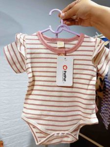 ป้าย PatPat เสื้อผ้าเด็กชาย/เด็กหญิง กางเกงขาสั้นแขนสั้น Size 0-3 M สินค้ามือ1