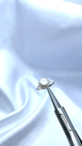 Cincin Mutiara Asli Lombok Perak 925 Bersertifikat Garansi Seumur Hidup Gratis Box