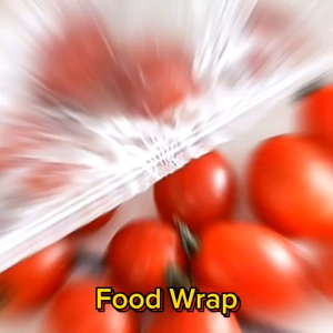 Disposable Food Grade Plastic Wrap Preservative Film Cover (100pcs)