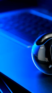 Earphone TWS Bluetooth 5.3 Noise Reduction Ergonomic 200mAh - OWS-BY01 - Black