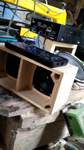 Miniatur Box Speaker Planar Brewog | Box Speaker Planar Brewog Jati Belanda 3in