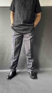 Celana Kerja Pria Kream / Celana Formal Pria / Celana Standar Teflon Pria