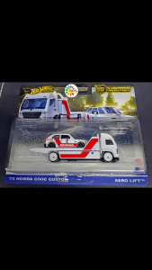 HOT WHEELS PREMIUM TEAM TRANSPORT 2025 MIX 3 - HONDA CIVIC / TOYOTA FJ / SECOND LORRY