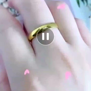 Cincin Polos Bela Rotan  Emas muda terbuat dari koin cincin cantik titanium anti luntur ORI cincin titanium anti luntur wanita  2023cincin berlapis emas 24 Kcincin perhiasan mirip emas