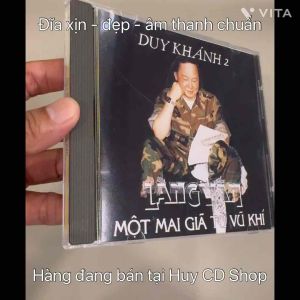 Đĩa CD Duy Khánh - Một mai giã từ vũ khí - Nhạc vàng Bolero - Đĩa lòng Trắng