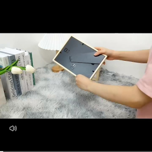 3 Color Light INS LED Illuminated Art Decorative Light Painting Bedside Picture Japan Anime Style Creative Modern Simulate Lamp Shadow Light Painting Frame