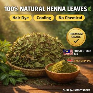 Henna Leaves Dried Maruthani Illai Daun Inai kering Mehndi Natural Herbal  100% Pure Ready Stock