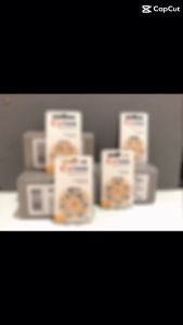 1กล่อง10แผง ถ่านเครื่องช่วยฟัง Eartone ของแท้100% เบอร์10 /13 /312 /675 ถ่านหูฟังขายยกกล่อง