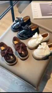 AXELINE IMPORT Sepatu Anak Perempuan Docmart Korean Ribbon Vintage 26-36