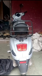 Back Rack Motor Listrik Vespa Uwinfly td Super T3pro Greentech Sandaran Vespa Matic