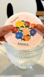 CHS161 卡通木浆海绵 (10pcs) Compressed Wood Pulp Cleaning Sponge Absorbent Dishwashing Sponge Oil Remove Dish Sponge Kitchen Cleaning