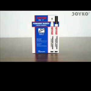 Spidol Joyko Permanent Marker PM17 A88: Spidol Hitam Joyko Permanen
