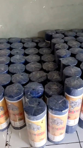 Plastik Mulsa Hitam Perak Cap Kebo Berat 5 kg Ukuran Lebar 60 cm 80 cm 100 cm 120 cm